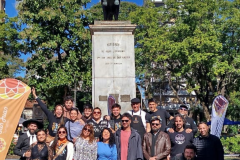 Black and Gray Mountain Dark Minimalist UI Religious / Spiritual Desktop Wallpaper - 8